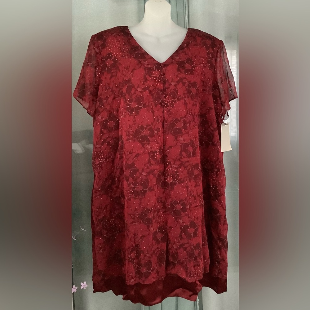 Positive Attitude Women’s floral embellished dress